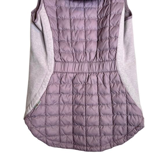 TNF Thermoball Quilted Insulated Hooded Softshell Vest in Purple Women's Small - Picture 7 of 15